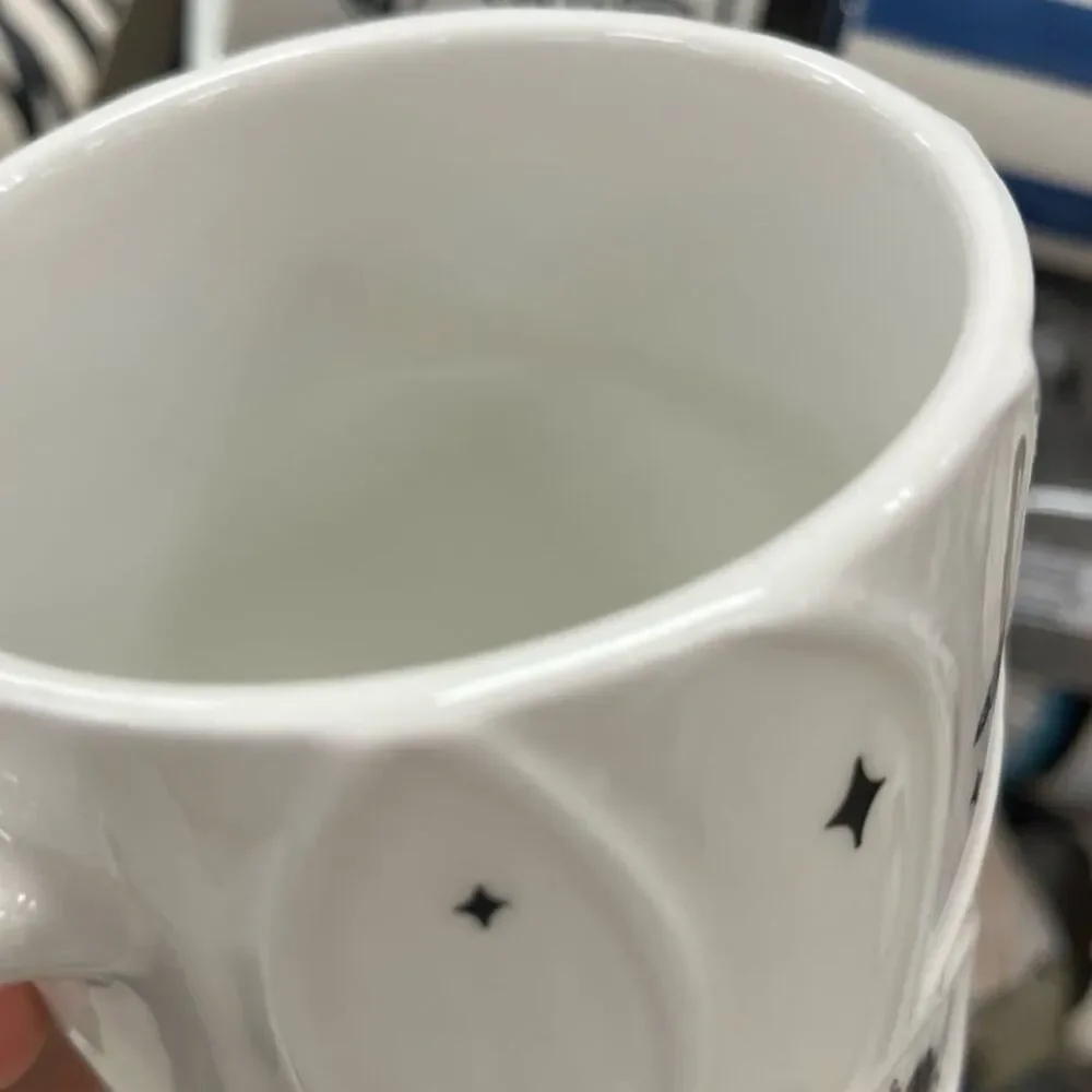 Sunday Morning Ceramics Halloween Creepy Crawlies Spider Web Coffee Mug